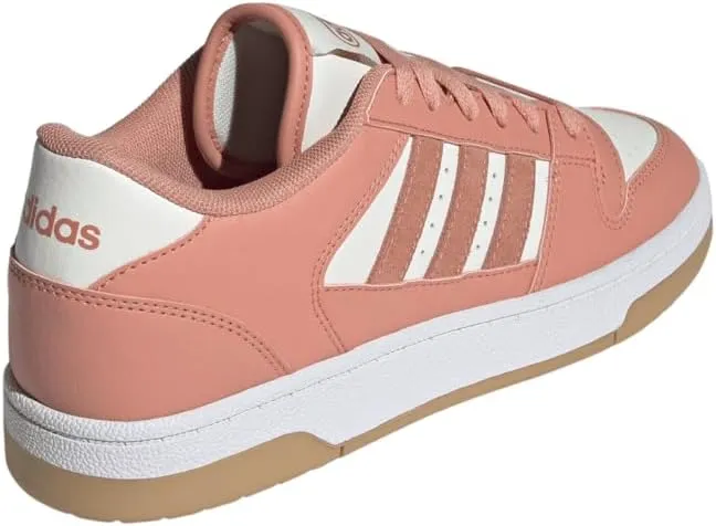 adidas Womens Break Start Low Lace Up Sneakers Shoes Casual - Off White