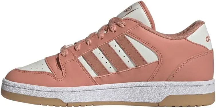 adidas Womens Break Start Low Lace Up Sneakers Shoes Casual - Off White