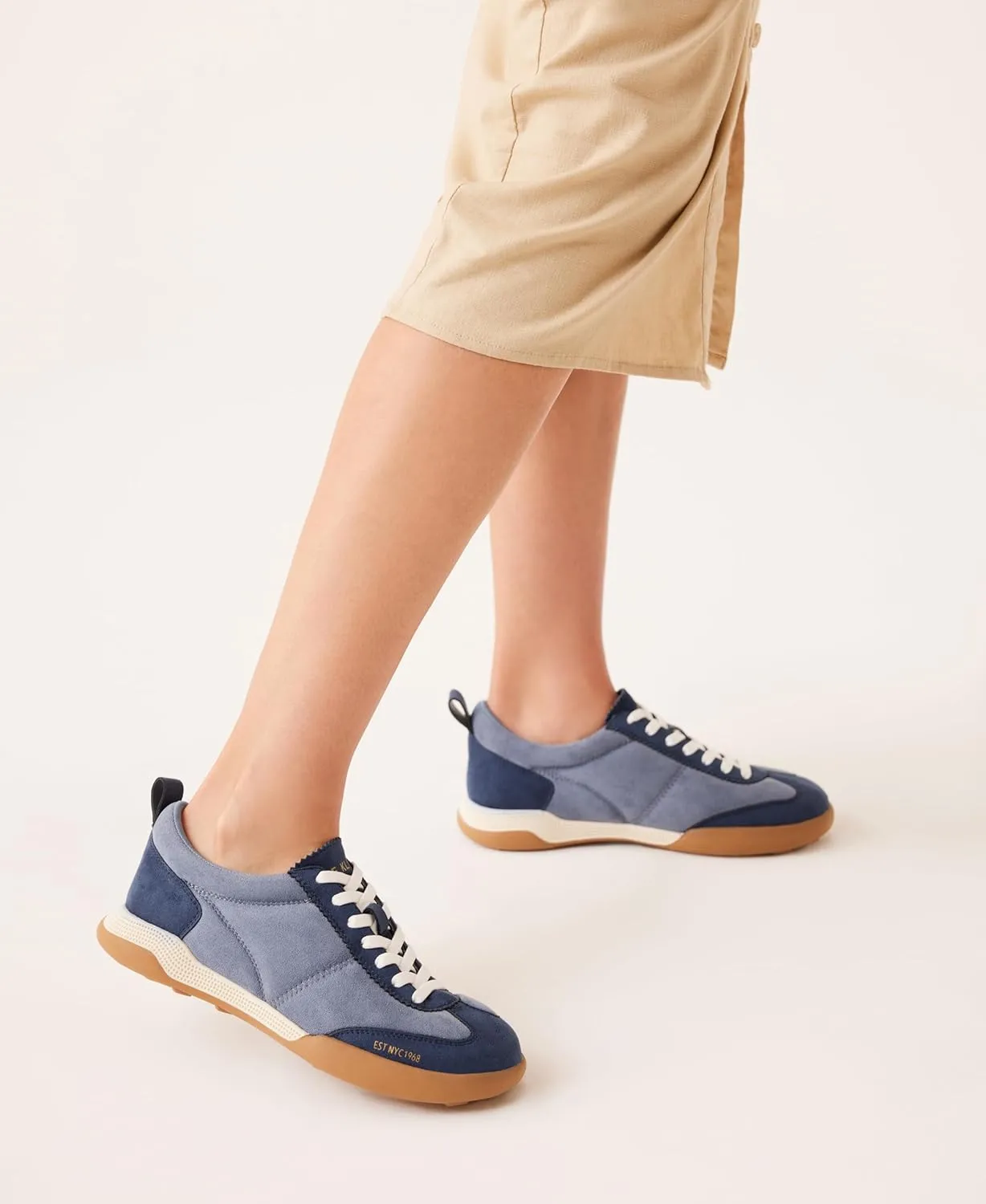 Anne Klein Womens AKWESTSIDE Logo Casual and Fashion Sneakers