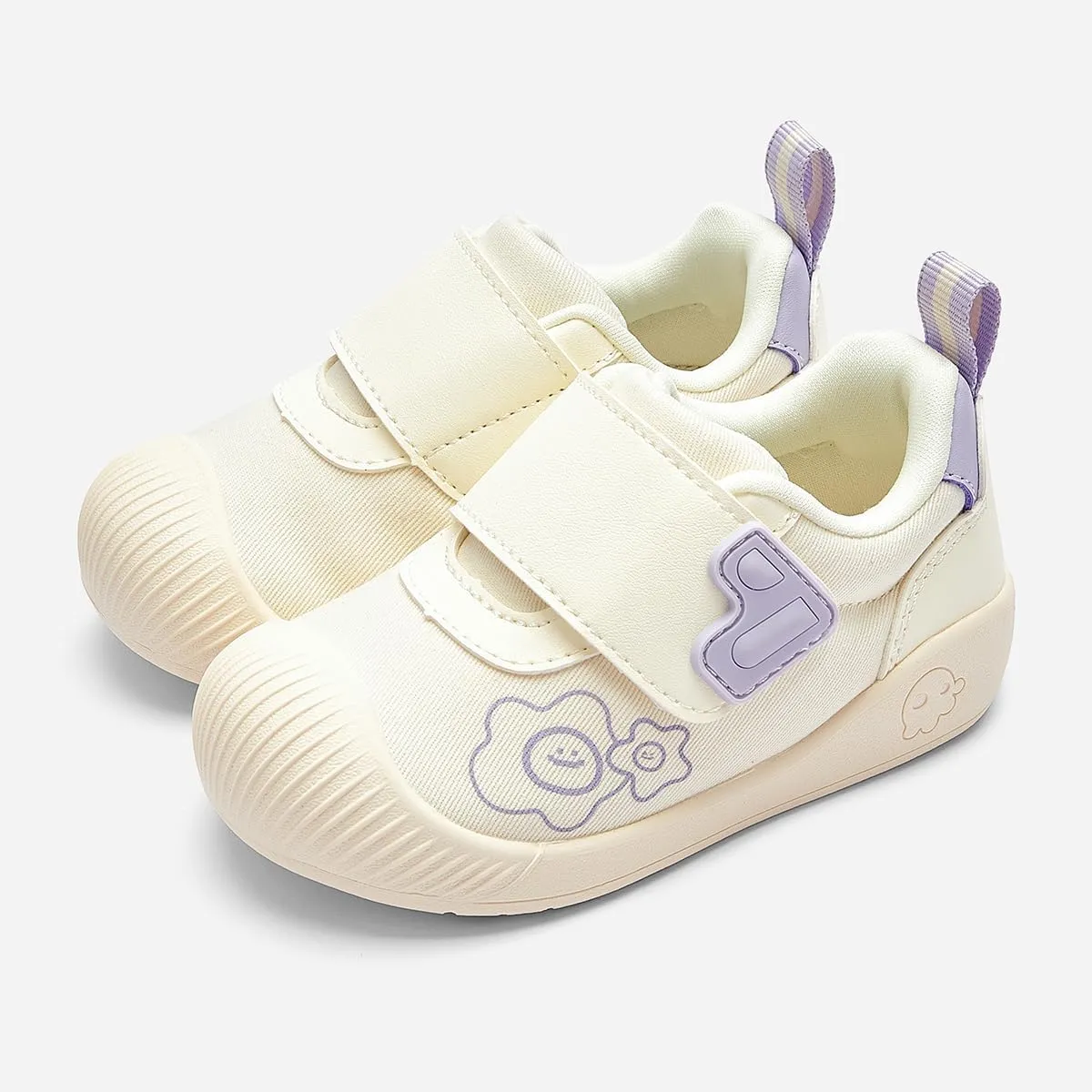 Balabala Baby Infant Boys Girls Sneakers Lightweight Breathable Hook & Loop Walking Shoes