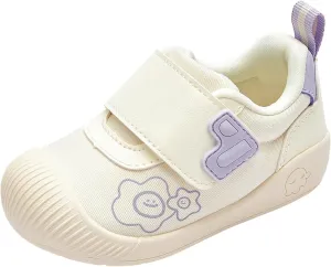 Balabala Baby Infant Boys Girls Sneakers Lightweight Breathable Hook & Loop Walking Shoes