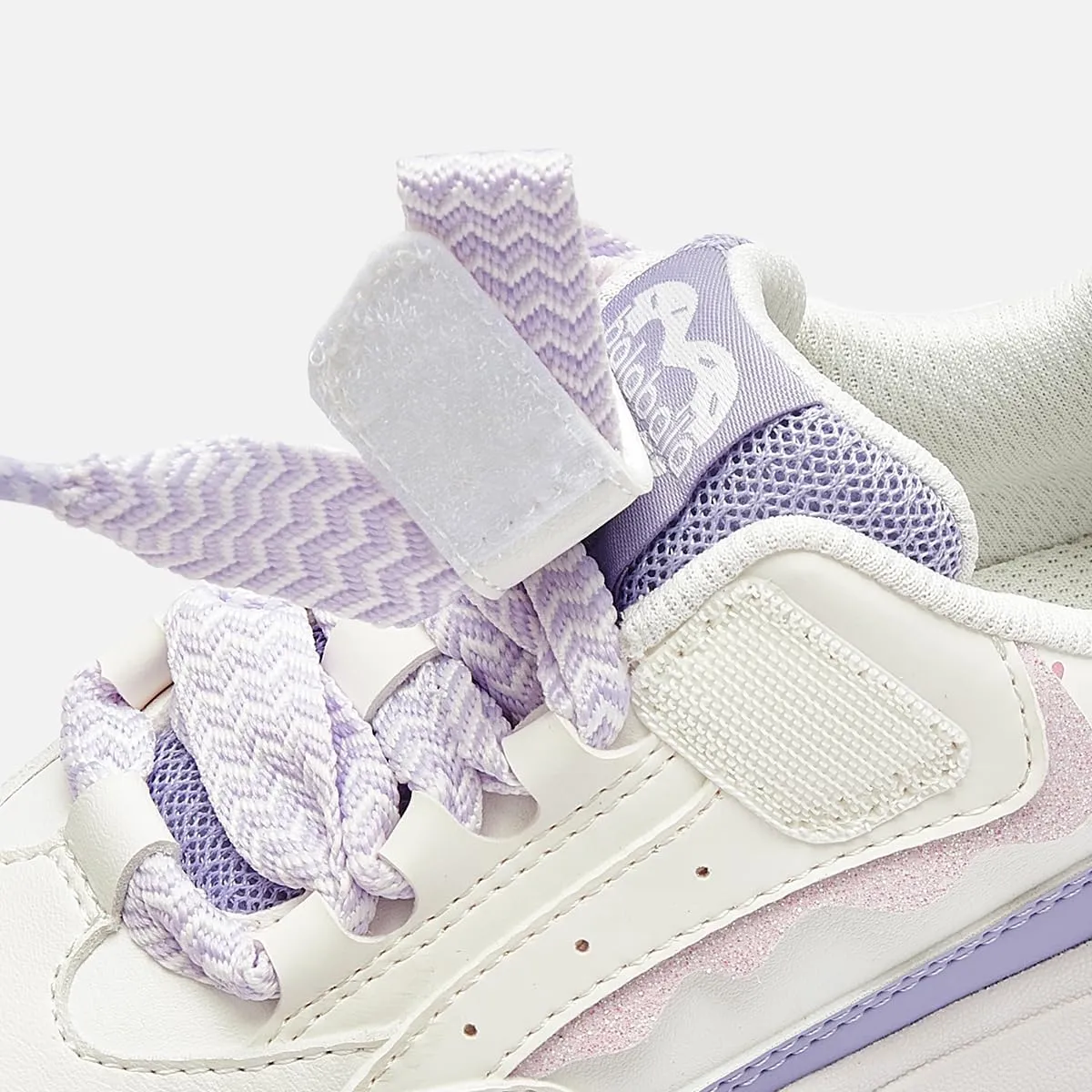 Balabala Little Girls Sneakers with Cute Bow Tie, Toddler Lightweight Comfortable Hook and Loop Casual Shoes