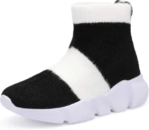 Casbeam Boys and Girls Breathable Lightweight Fashion Casual Sports Walking Shoes Running Sneakers High Top (Toddler/Little Kid Bib Kid)