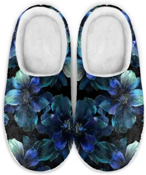 chaqlin Fuzzy Slipper Fluffy Bedroom House Sandals for Women Men Wide Memory Foam Anti Slip Slippers Thick Sole Shoes