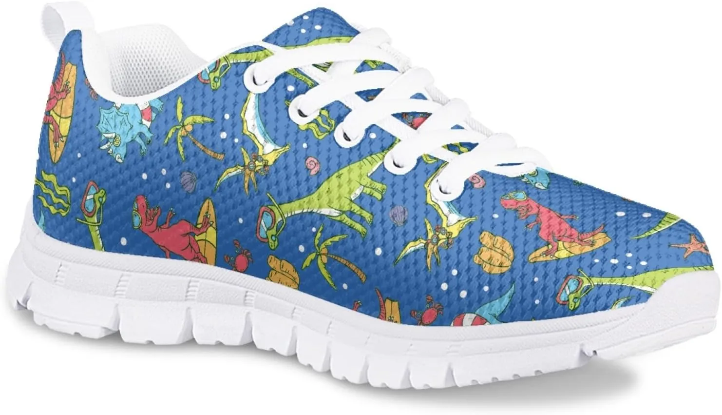 Cumagical Kids Summer Shoes with Laces for Boys Girls Running Sneakers
