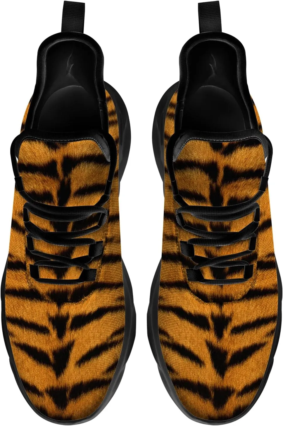 Custom Tiger Sneakers Men Women Running Shoes Add Name Lightweight Walking Tennis Shoes Gifts for Men Women