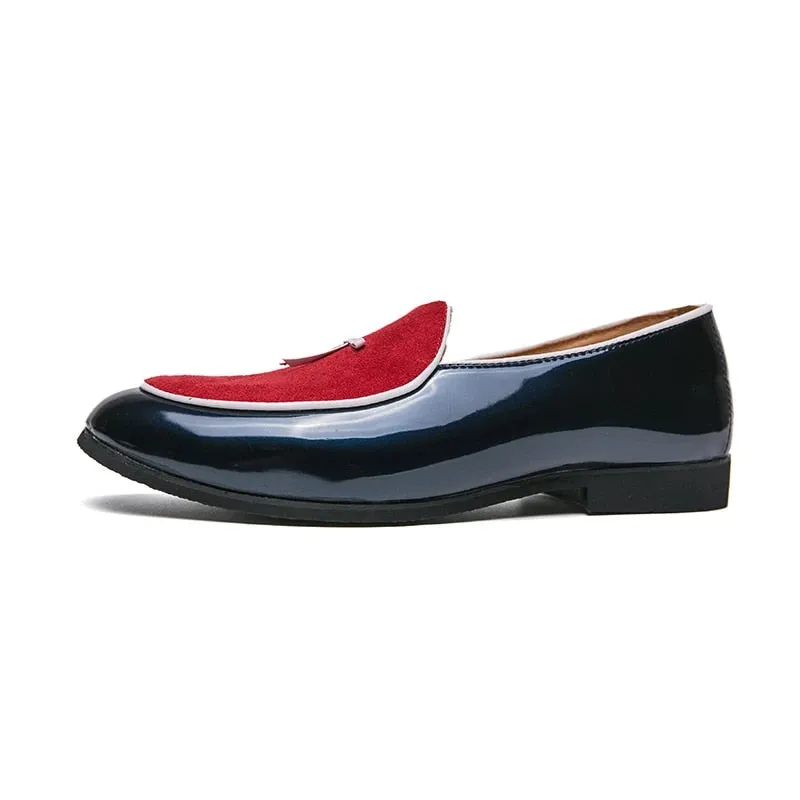 DARIO LOMBARDI LEATHER LOAFERS