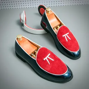 DARIO LOMBARDI LEATHER LOAFERS