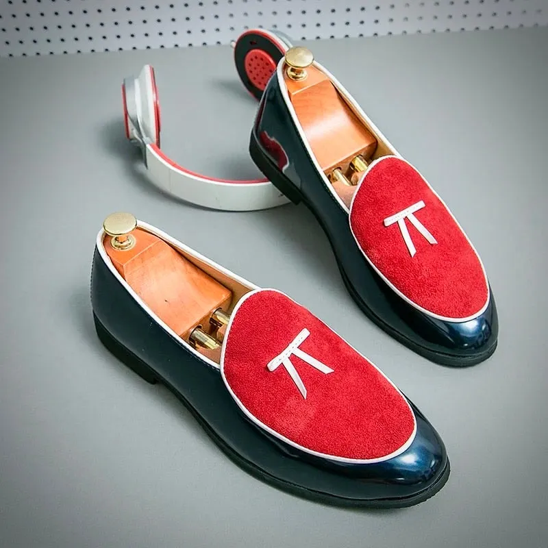 DARIO LOMBARDI LEATHER LOAFERS