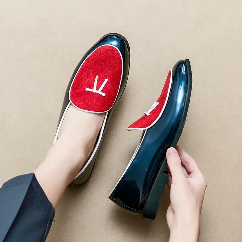 DARIO LOMBARDI LEATHER LOAFERS