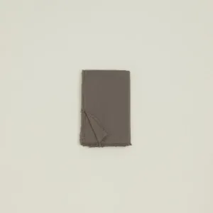 Essential Cotton Tablecloth, Dark Grey