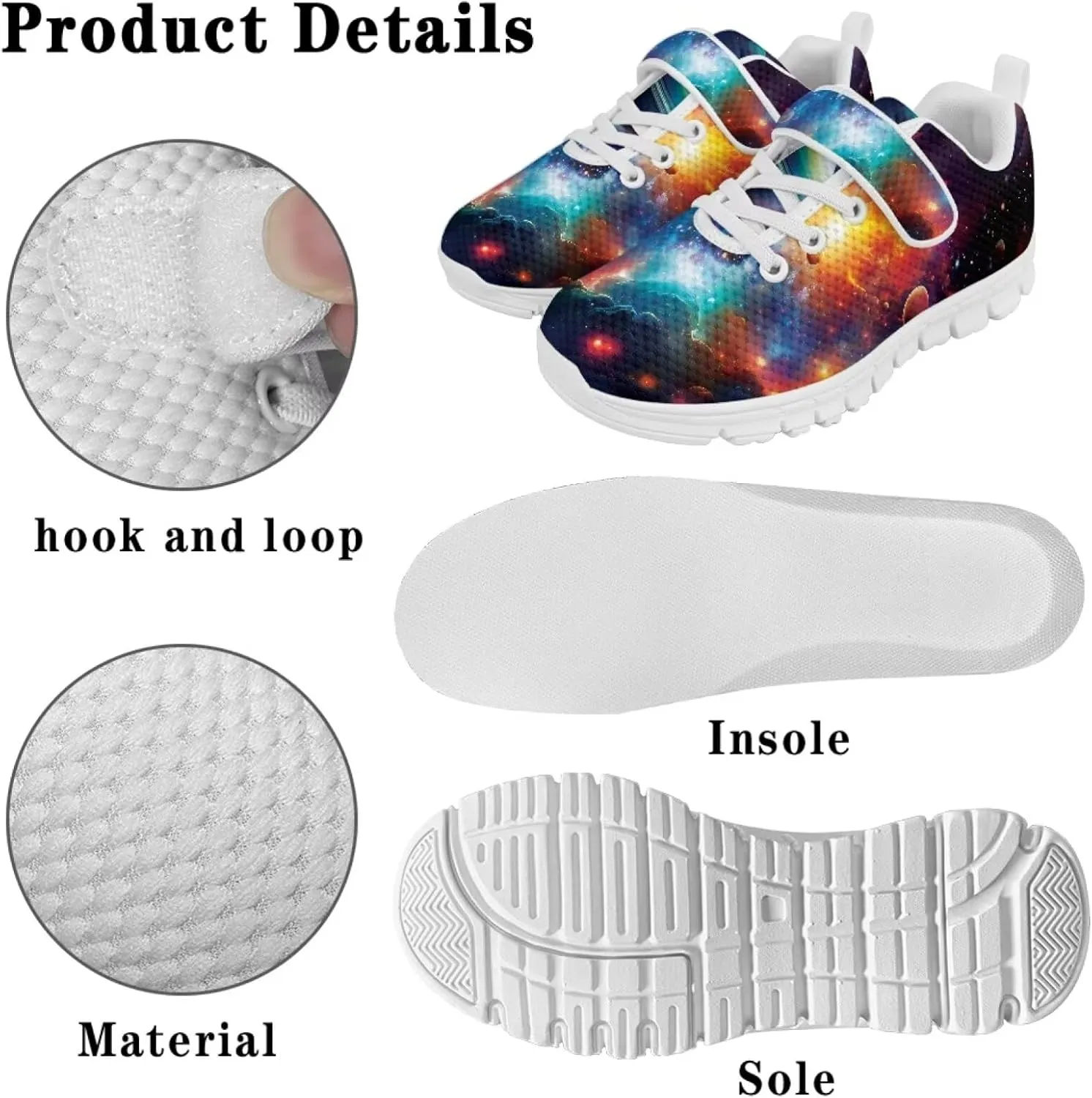 Forchrinse Ladybug Print Toddler Shoes Girls Boys Ladybug Tennis Shoes Comfort Running Athletic for Little/Big Kids Lightweight