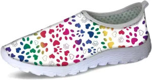 Forchrinse Starfish Blue Sky Hawaiian Beach Women’s Slip on Shoes Comfortable Walking Shoes Athletic Sneakers Comfortable Lightweight