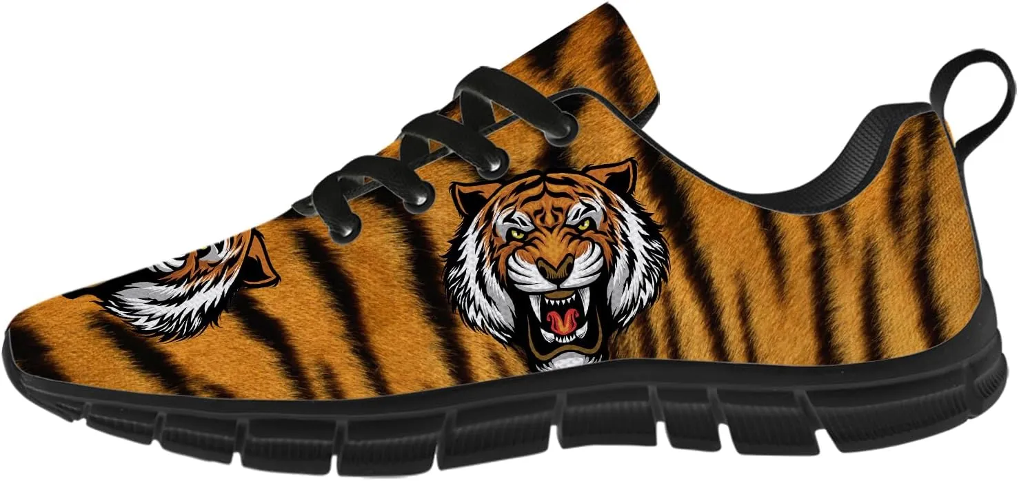 Funny Tiger Shoes for Women Men Tennis Shoes Lightweight Athletic Gym Running Sneakers Tiger Lovers Gifts for Him Her