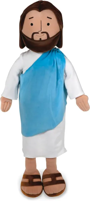 Hallmark My Friend Jesus Plush Doll, 13" Small Stuffed Jesus, Religious Gift for Kids, Baptism, Easter Basket Stuffers