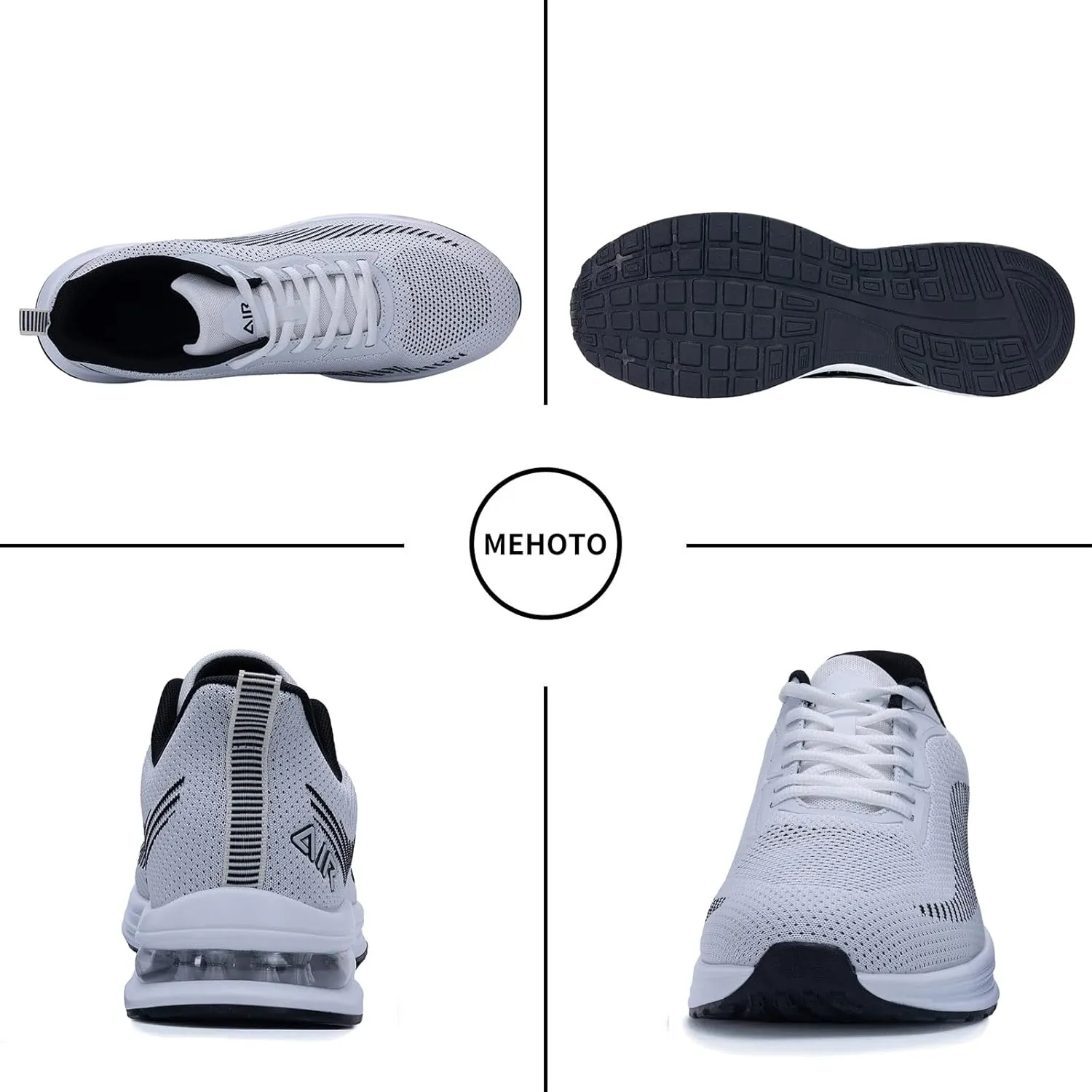 MEHOTO Mens Air Running Sneakers, Men Sport Jogging Fitness Gym Walking Lightweight Athletic Shoes