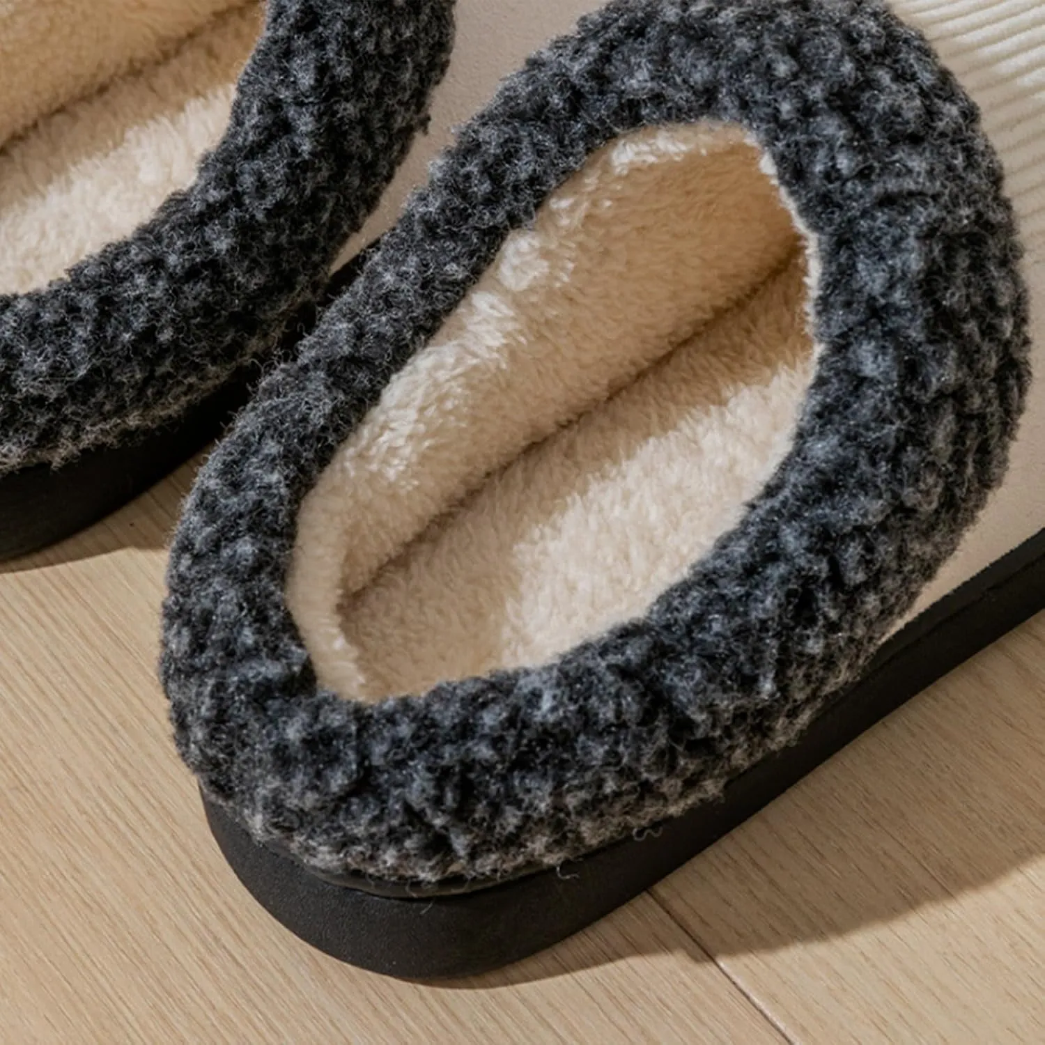 Men House Leather Slippers Non Slip Cotton Linen Indoor and Outdoor Home Slipper Sandals Open Toe Anti Scuffs Slipper