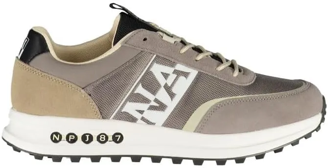 Napapijri Men's Grey Sneakers - Sports Shoes - Casual