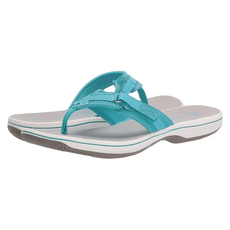 OCW Orthopedic Sandals For Women Breathable Buckle Arch Support Flip-flops Colorful Summer
