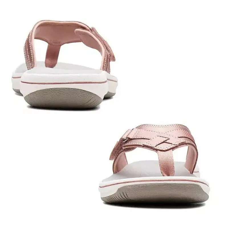 OCW Orthopedic Sandals For Women Breathable Buckle Arch Support Flip-flops Colorful Summer