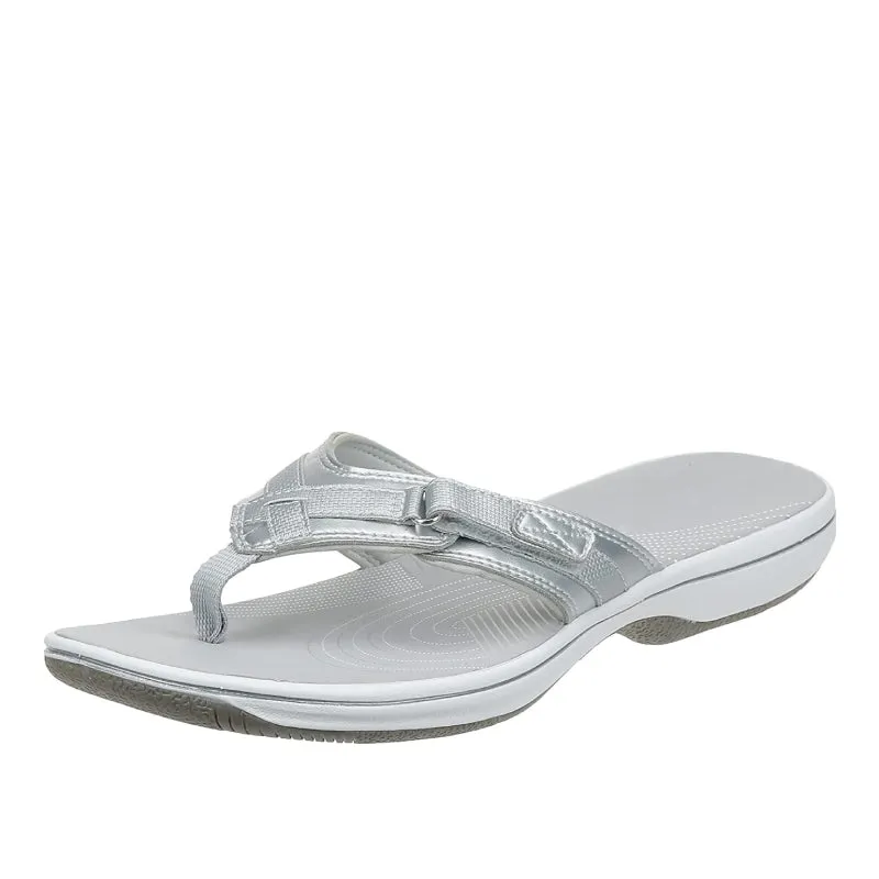 OCW Orthopedic Sandals For Women Breathable Buckle Arch Support Flip-flops Colorful Summer
