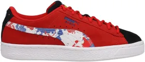 Puma Kids Boys Suede Splash Lace Up Sneakers Shoes Casual - Red - Size 7 M