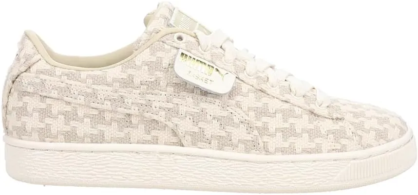 PUMA Womens Basket Seaside Drills Lace Up Sneakers Shoes Casual - Beige - Size 7 M