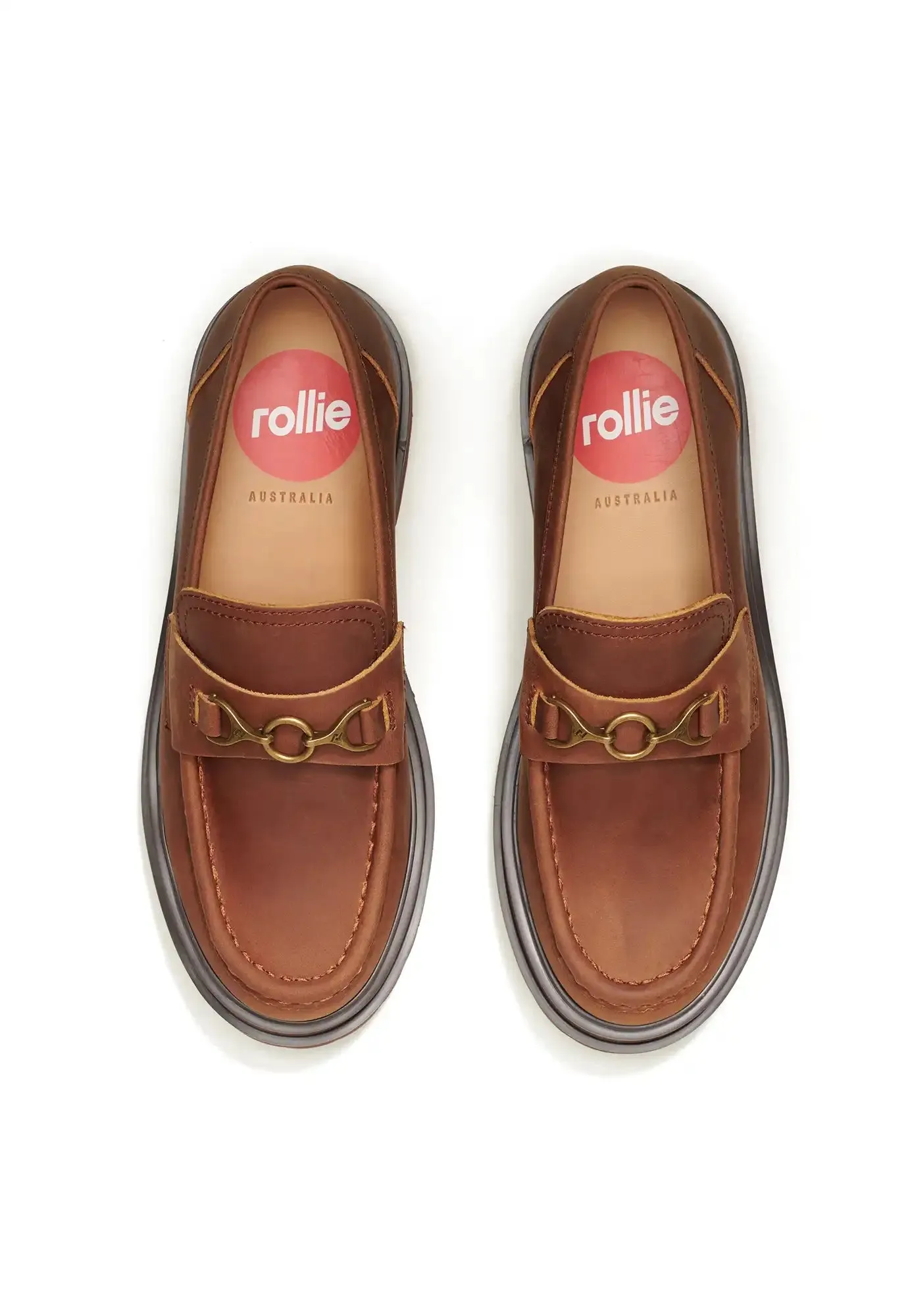 rollie - loafer step - dark coffee