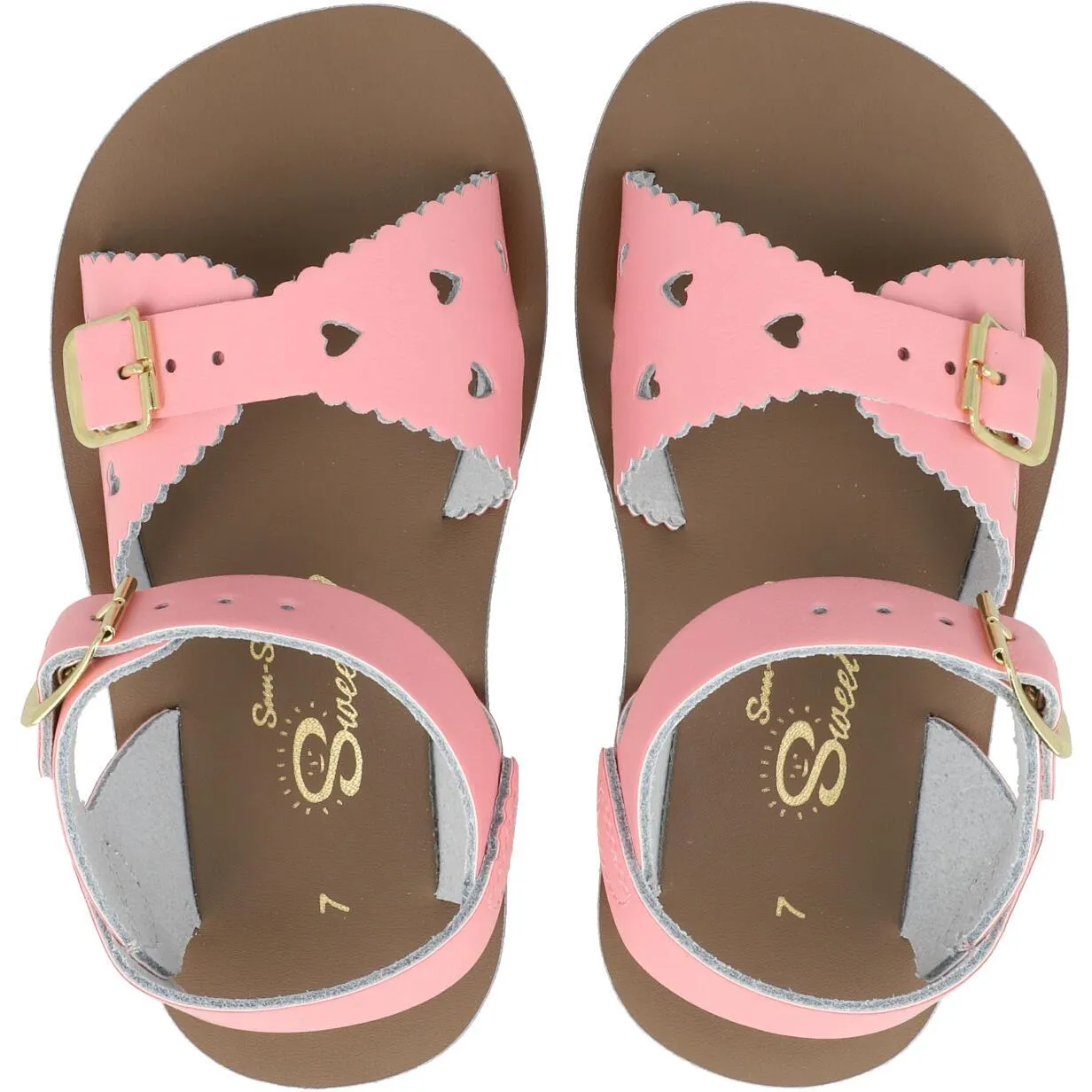 Salt-Water Sun-San Sweetheart Pale Pink Sandals