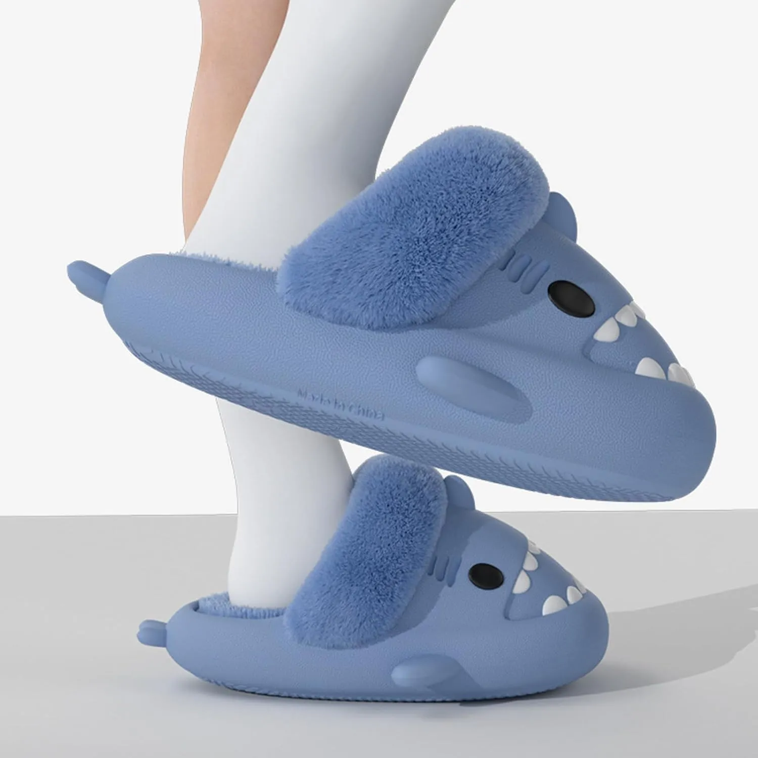 Sharklas Polares, Sharklas De Invierno Shark Slides, Anti-Slip Shark Cloud Slippers, Shark Sandals For Women Men