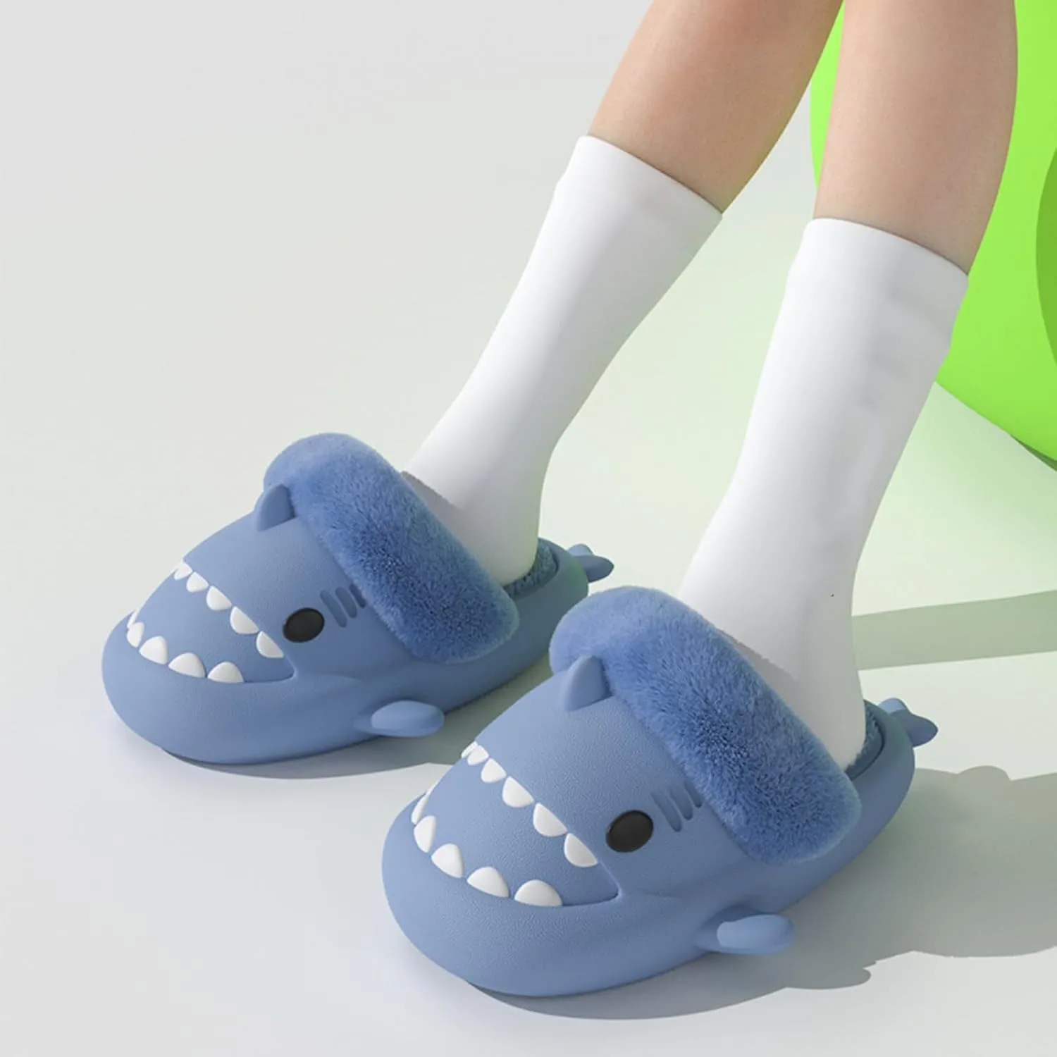 Sharklas Polares, Sharklas De Invierno Shark Slides, Anti-Slip Shark Cloud Slippers, Shark Sandals For Women Men