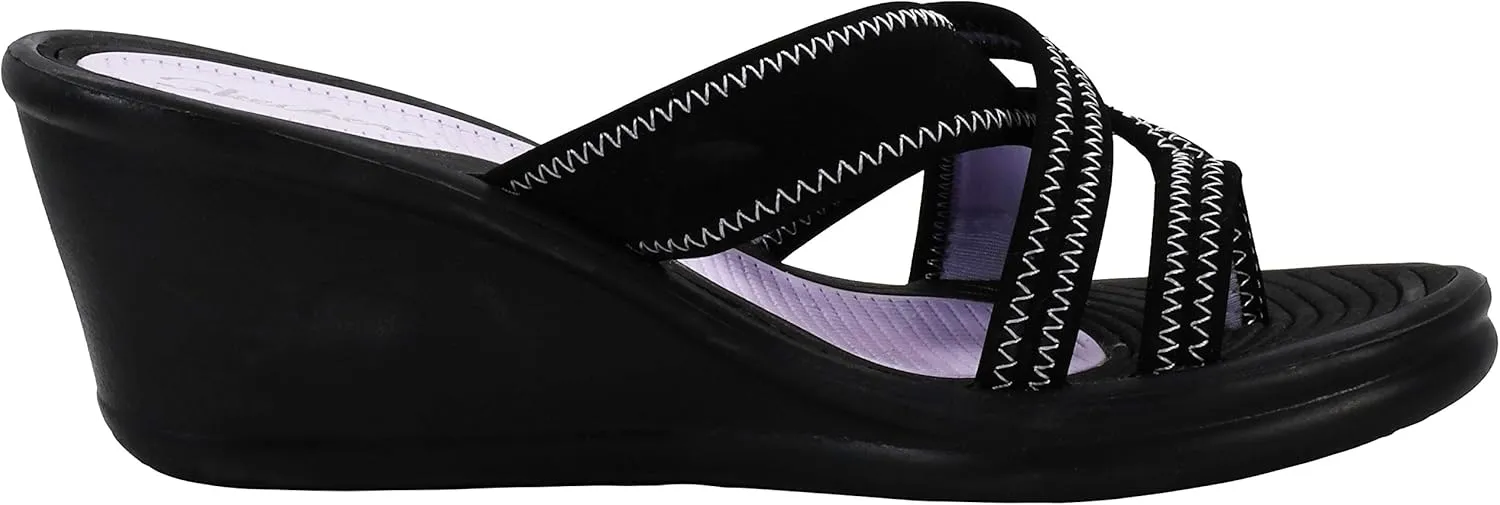Skechers Cali Women's Rumblers-Beautiful People Wedge Sandal