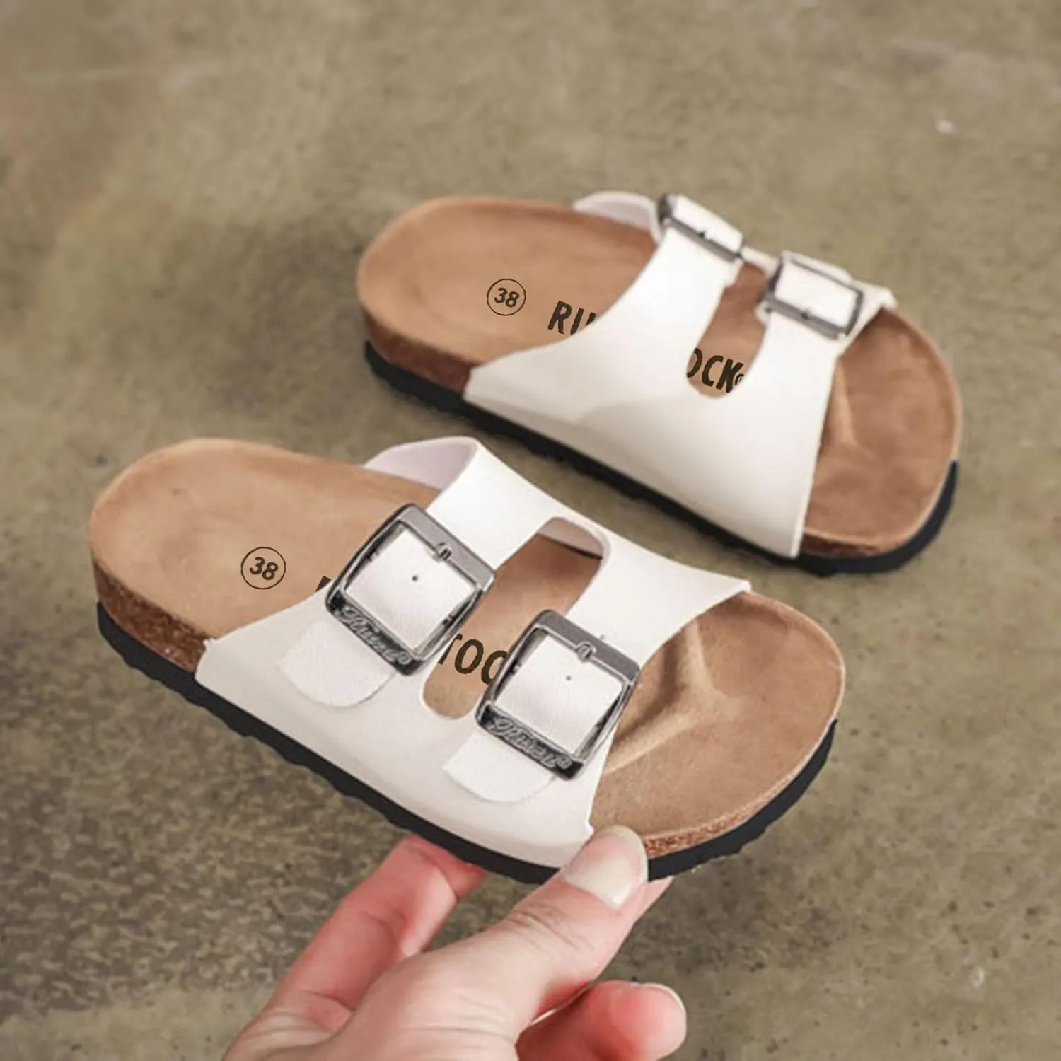 Spring and Summer Children's Boys and Girls Cork Sandal Slippers Slippers Flip Flops Flip Flops Bunny for Girls