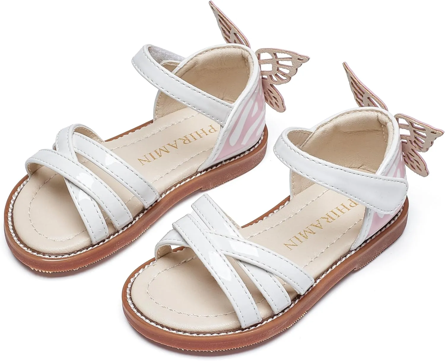 Toddler Flower Girl Sandals - Girl Summer Dress Shoes Toddler Little Kid Wedding Party