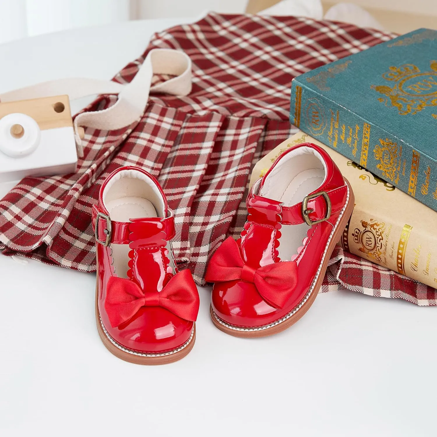 Toddler Girl Mary Jane Dress Oxford Shoes-Little Girl School Uniform Shoes for Wedding Party