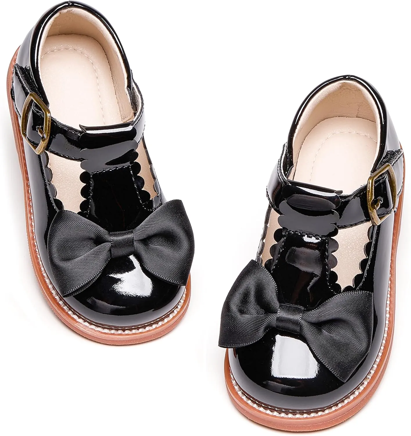 Toddler Girl Mary Jane Dress Oxford Shoes-Little Girl School Uniform Shoes for Wedding Party