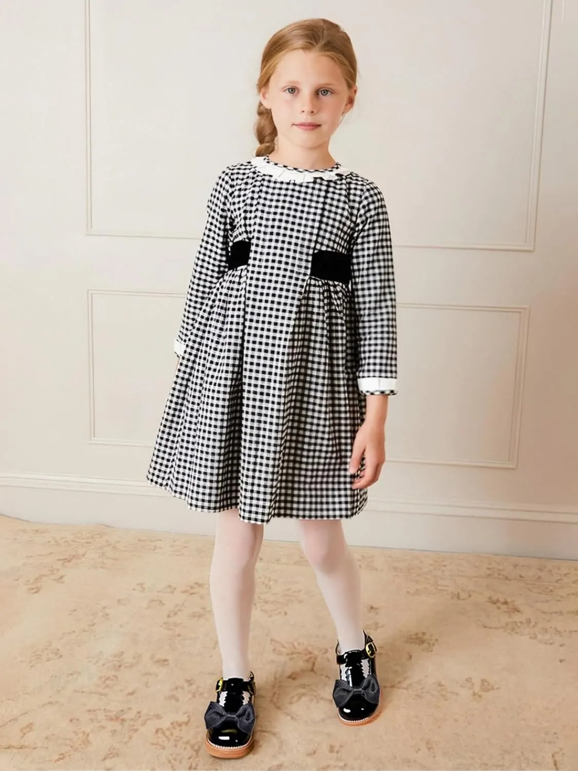 Toddler Girl Mary Jane Dress Oxford Shoes-Little Girl School Uniform Shoes for Wedding Party