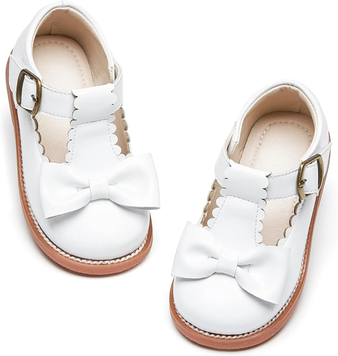 Toddler Girl Mary Jane Dress Oxford Shoes-Little Girl School Uniform Shoes for Wedding Party