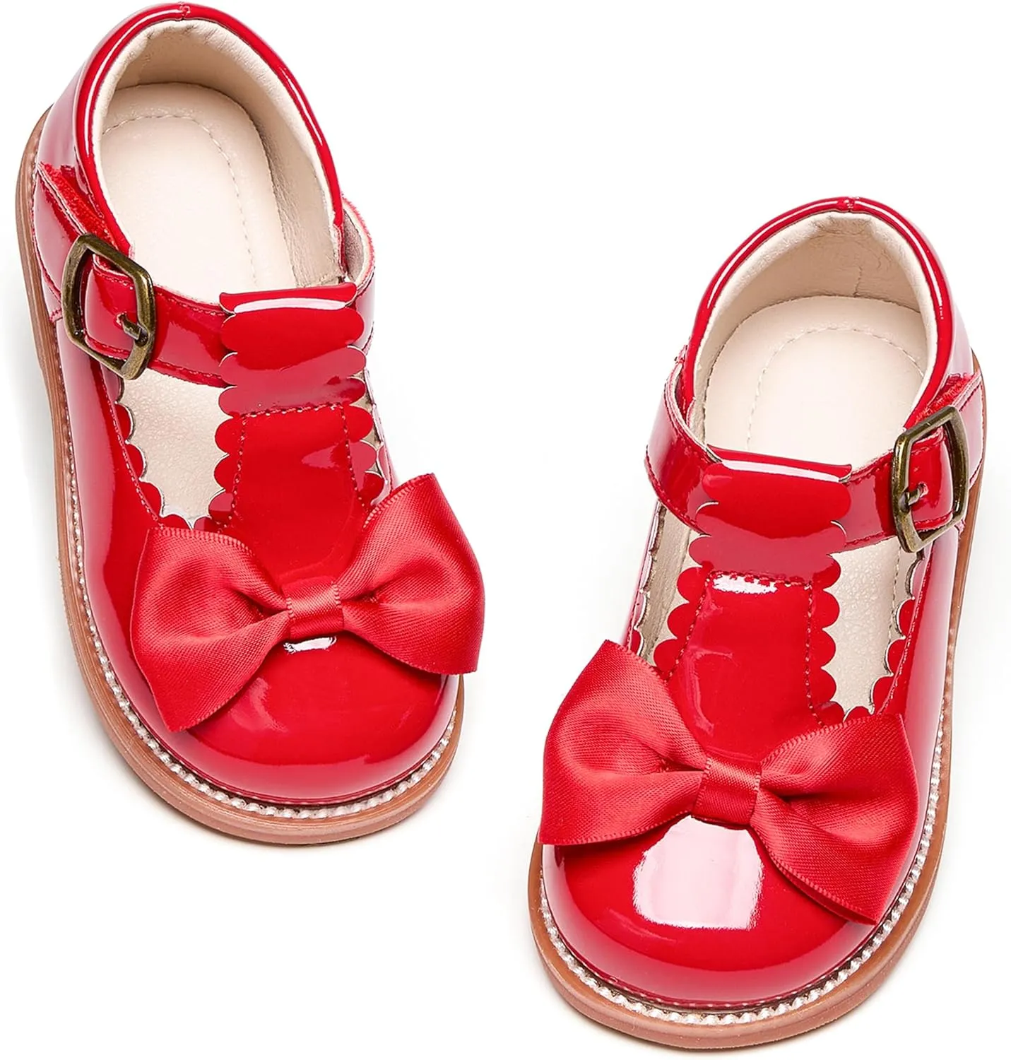 Toddler Girl Mary Jane Dress Oxford Shoes-Little Girl School Uniform Shoes for Wedding Party