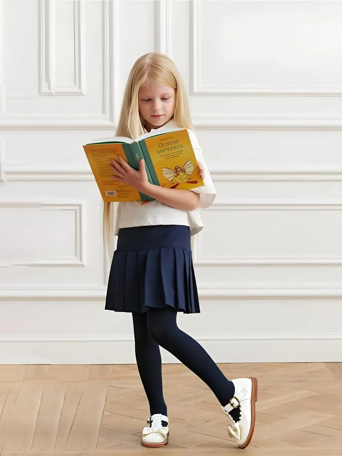 Toddler Girl Mary Jane Dress Oxford Shoes-Little Girl School Uniform Shoes for Wedding Party