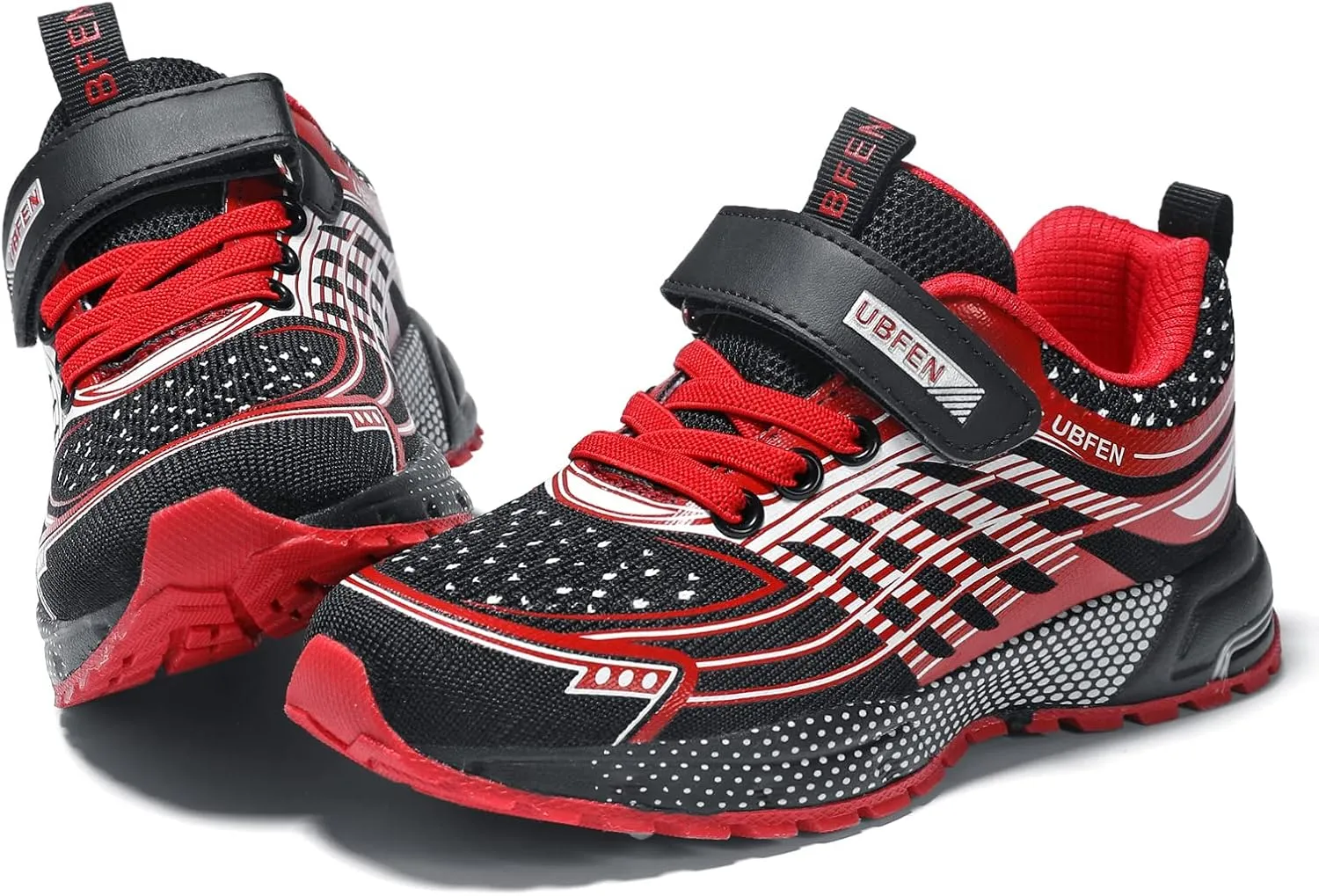 UBFEN Kids Sneakers Boys Girls Tennis Shoes for Running Athletic Walking Gym Sports Lightweight Breathable