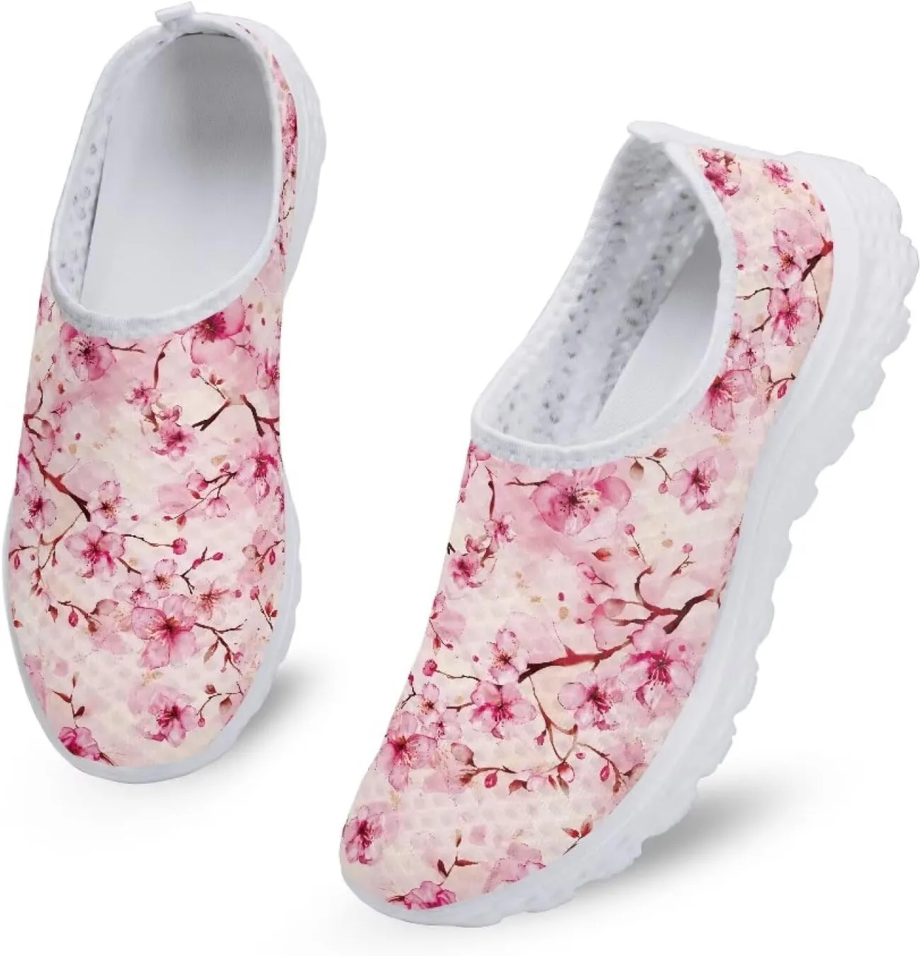 Womens Mesh Sneakers Non Slip Running Tennis Shoes Women Lightweight Soft Sole Walking Shoes