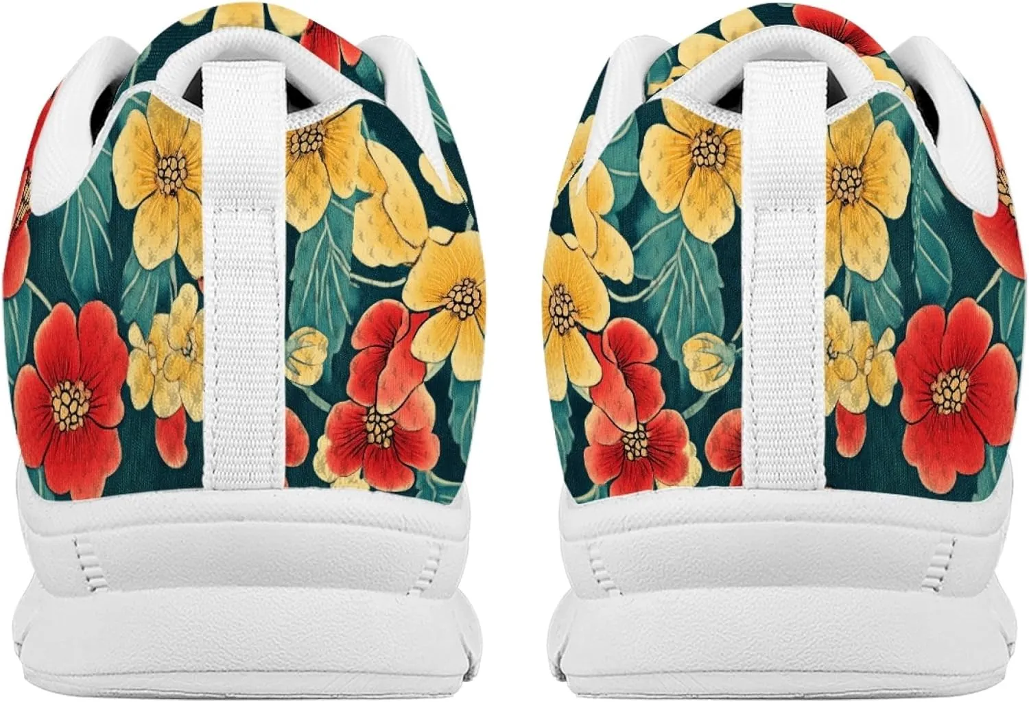 Womens Sports Trainer Shoes Girls Running Causal Travel Sneakers Outdoor Walking Low Heel Lace up Breathable Lightweight Shoe