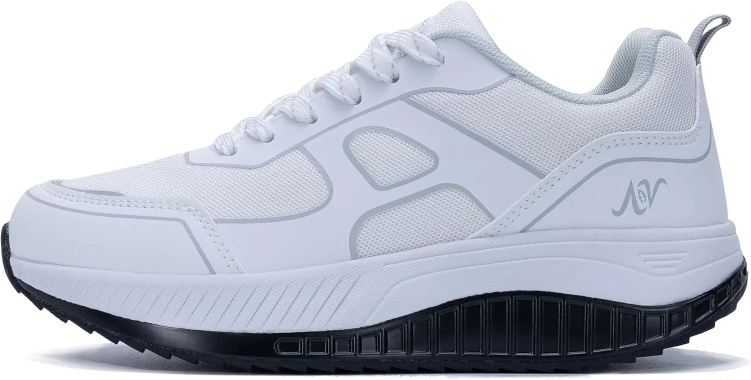 Women's Walking Shoes with Arch Support Orthotic Plantar Fasciitis Sneakers Tennis Running Shoes