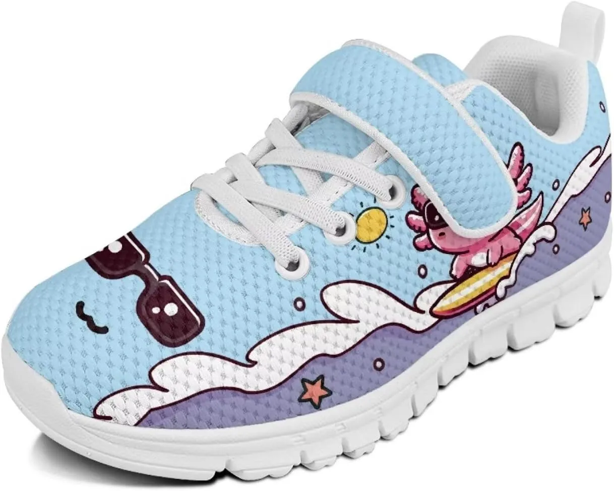 YEXIATODO Boys' Girls' Shoes Lightweight Slip On Casual Running Shoes Breathable Athletic Shoes Sneakers Size 13-2.5 Kids